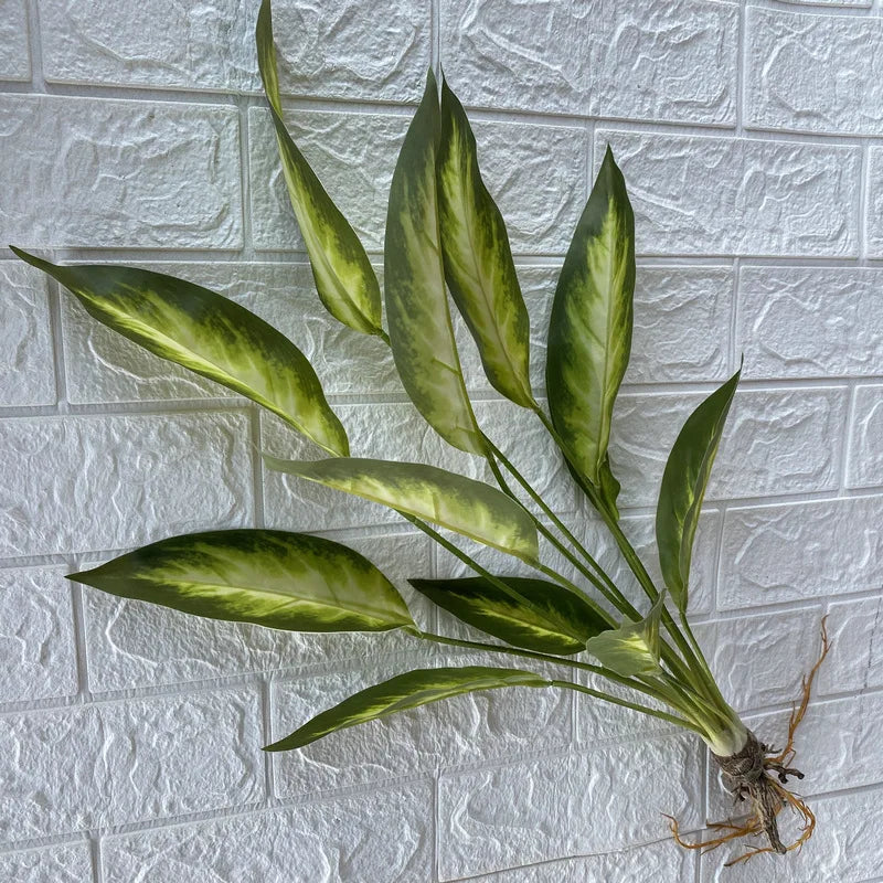 plantes artificielles en plastique avec racines pour décoration de mariage - vue 7 sur 7