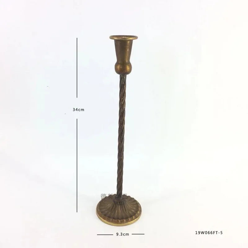 lustre en métal romantique pour décorations de mariage et dîner - vue 27 sur 29