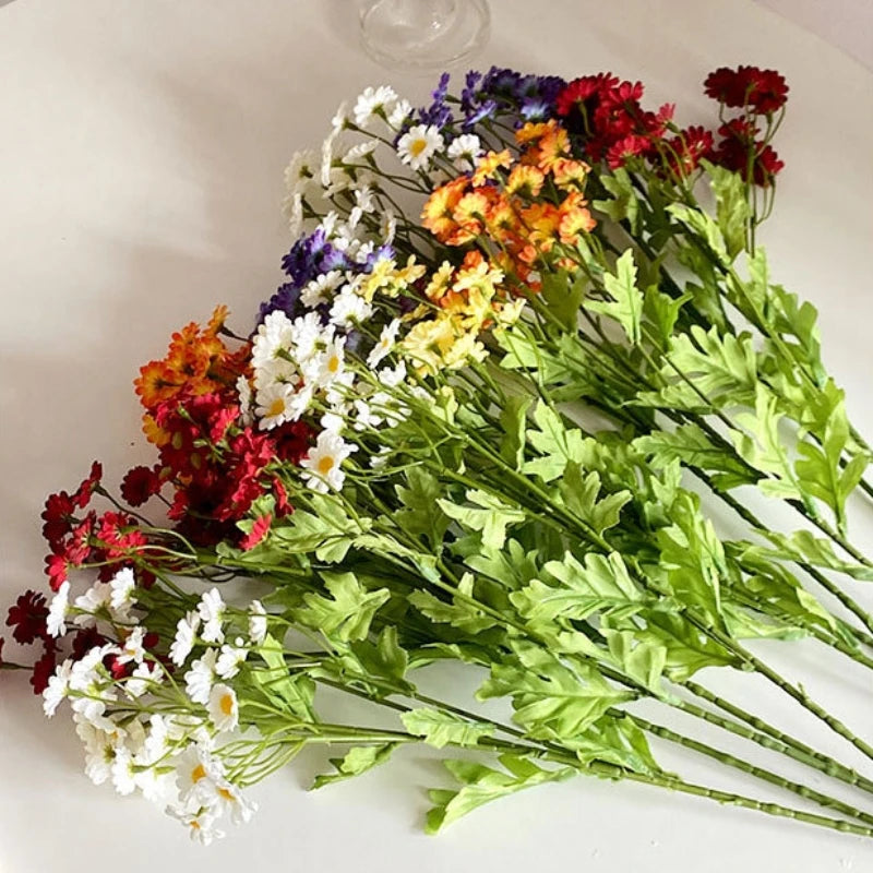 30 têtes de fleurs artificielles pour décoration et arrangements floraux - vue 3 sur 11
