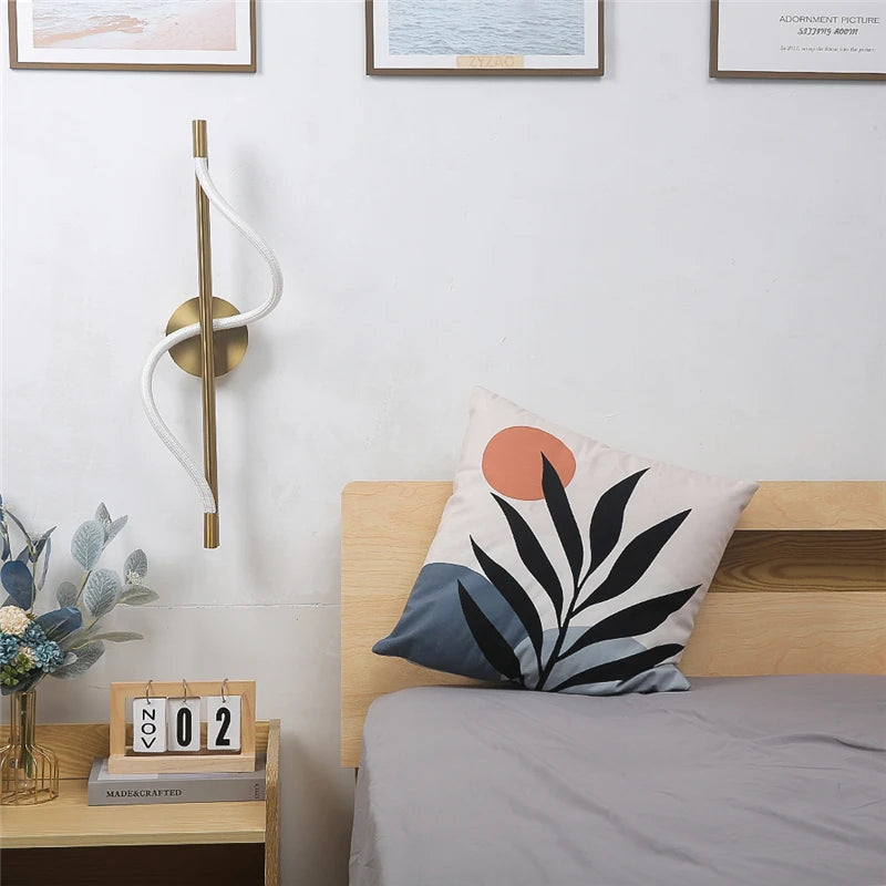 applique murale minimalistes en acrylique lignes artistiques nordiques