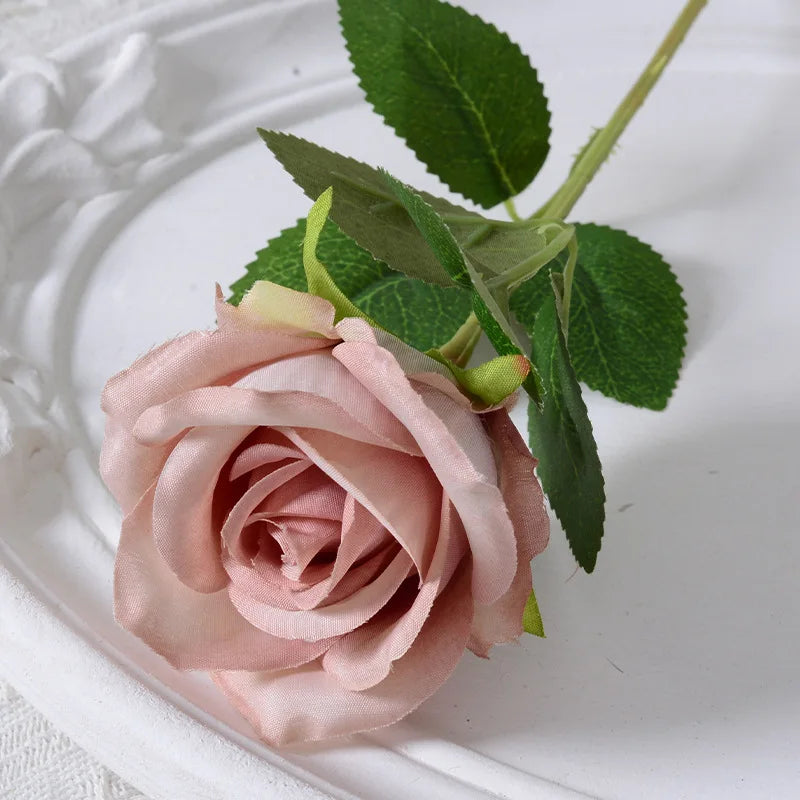 décoration de saint-valentin branche de rose artificielle avec baies d'amour - vue 10 sur 10