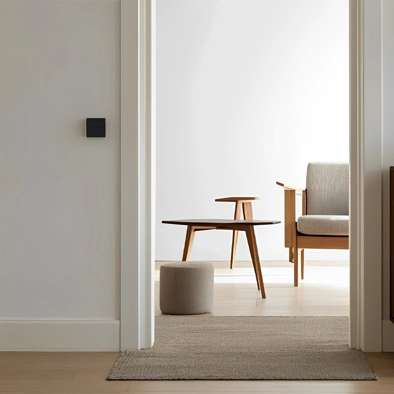 Variateur en acier noir mat