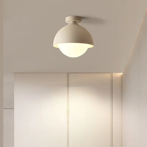 Plafonnier led nordique rond pour allée et balcon