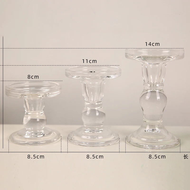 bougeoir en verre pour bougie chauffe-plat décoratif outdoor - vue 5 sur 24