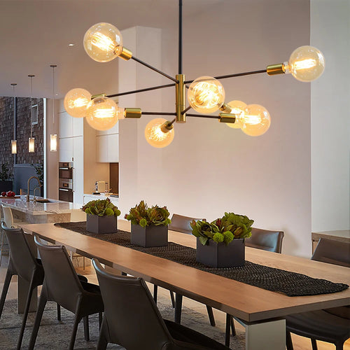 Suspension de lustre moderne nordique pour plafond décor à la maison salon chambre suspension luminaires d'intérieur E27 G95 G125 ampoule de lait - vue 2 sur 10