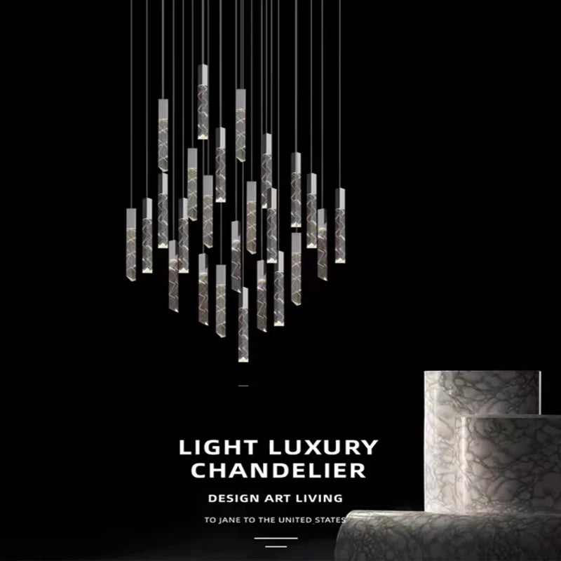 lustre en cristal de luxe à led pour un éclairage élégant - vue 7 sur 17