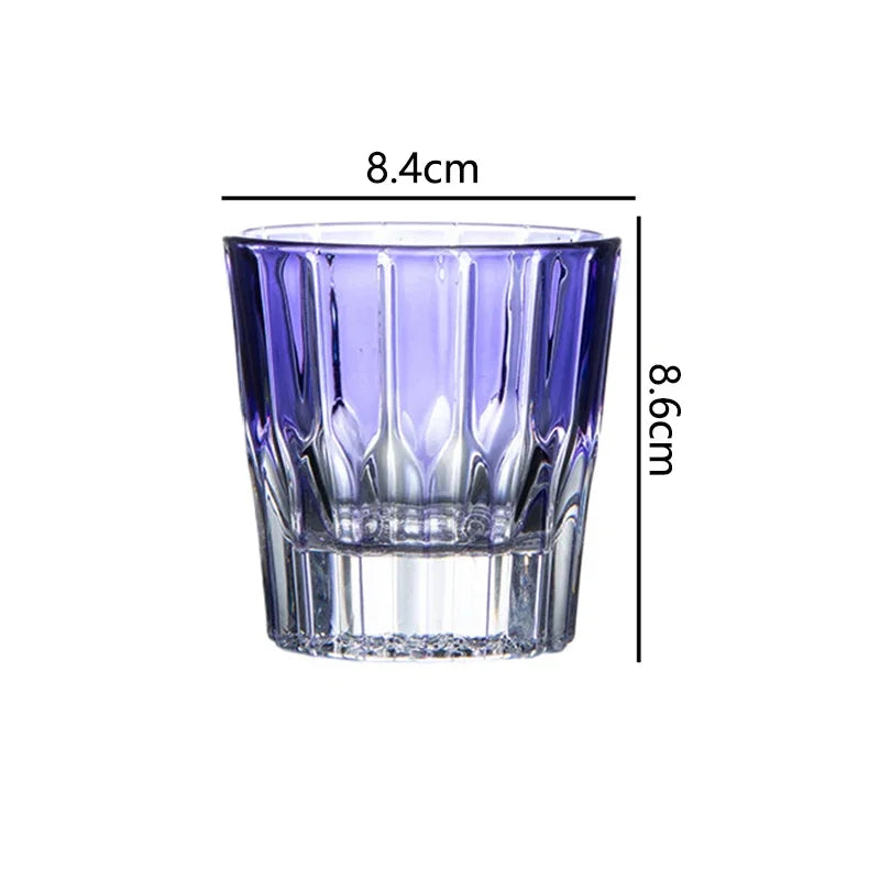 Verre whisky cocktail stries verticales design cristal 200ml