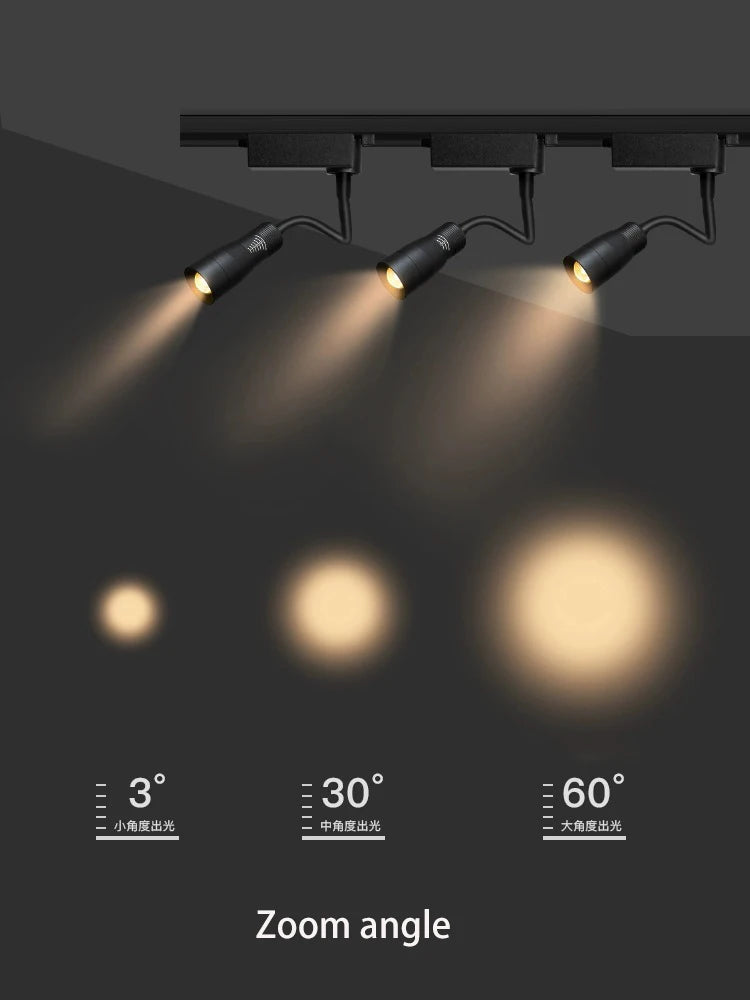 projecteurs led zoomables montés en surface pour arrière-plan de magasin - vue 6 sur 25