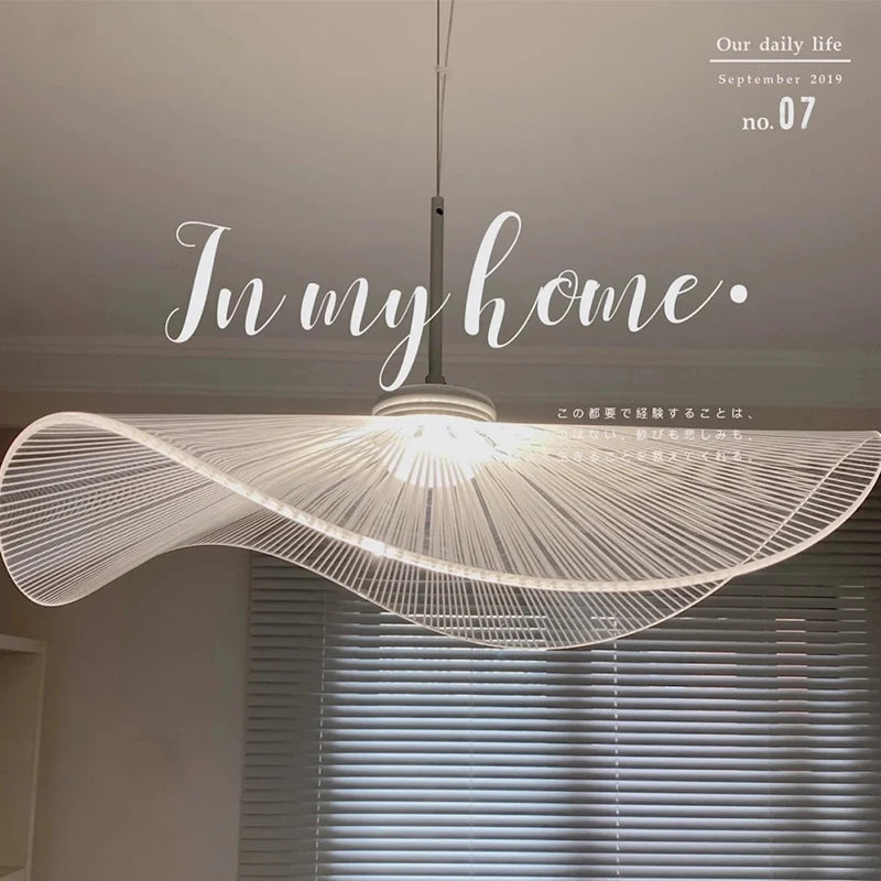 lustre led moderne suspendu lotus classique restaurant - vue 6 sur 13