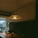lustre rétro artistique en bambou style chinois pour décoration