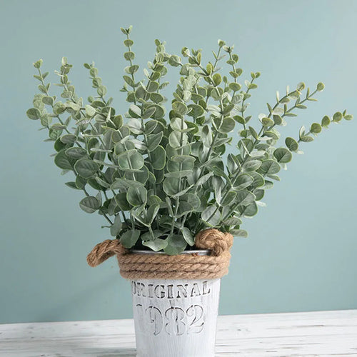 lot de 20 tiges d eucalyptus artificielles pour décorations festives - vue 7 sur 8