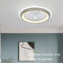 plafonnier moderne silencieux avec ventilateur et lumière télécommandé