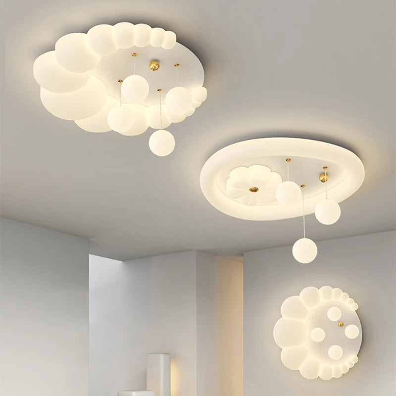 plafonnier romantique à bulles pour chambre d'enfant moderne - vue 6 sur 10