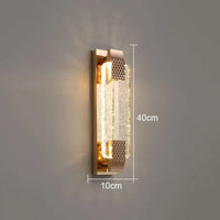 applique luxe moderne or noir 110-220v décoration éclairage intérieur