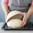 panier à pain en rotin naturel fait main pour fermentation de pâte au levain