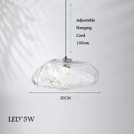 lustre en verre design nuage pour un intérieur créatif - vue 21 sur 21