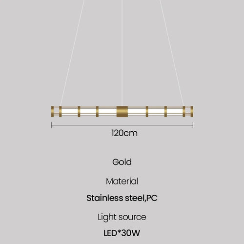 suspension tube nordique moderne pour décoration intérieure