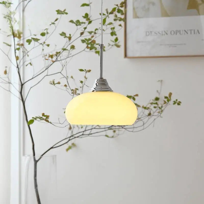 lampe led suspendue nordique en verre et métal idéale pour bar et café - vue 4 sur 10