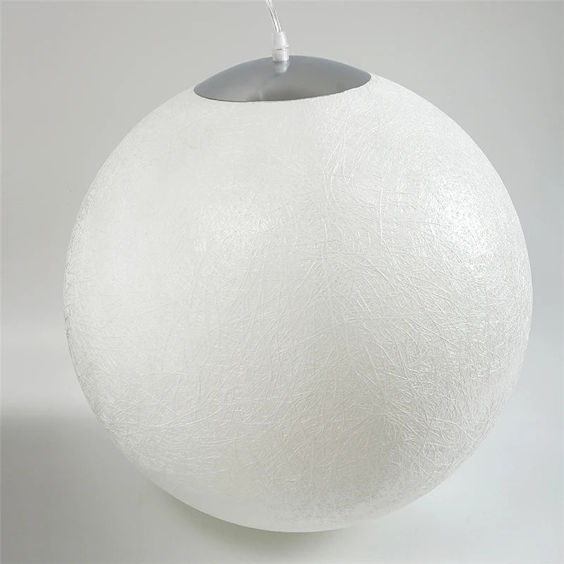 suspension LED en forme de lune design nordique moderne - vue 5 sur 7