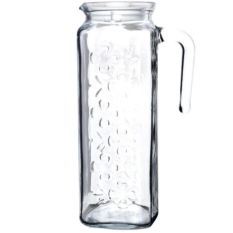 Carafe verre avec poignée et couvercle 12l
