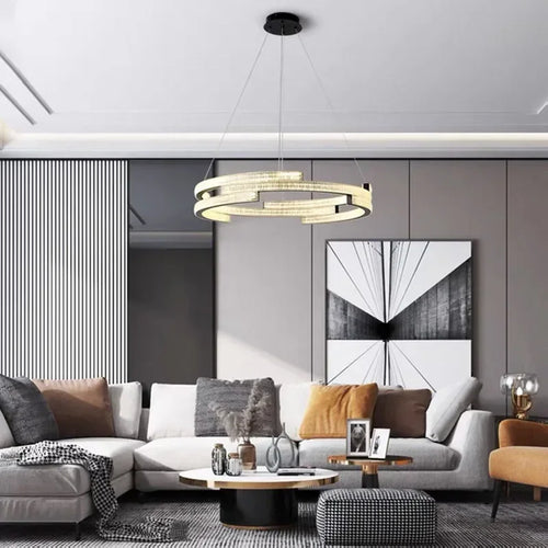 suspension moderne en led pour décoration intérieure élégante