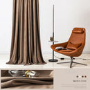 Rideau occultant style retro pour grandes fenetres salon