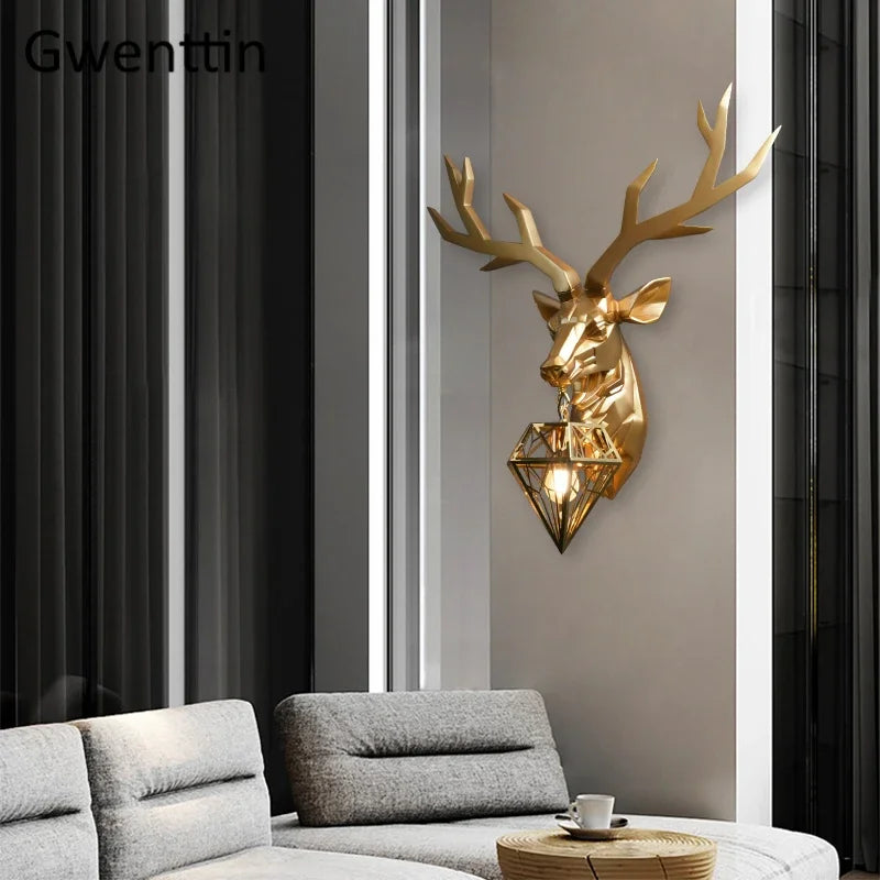 applique murale rétro en bois décoratif pour intérieur - vue 4 sur 8