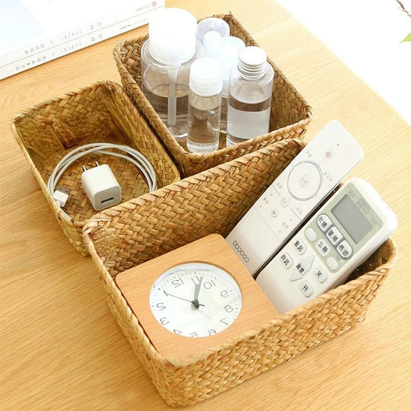 panier de rangement en osier pour fruits et aliments - vue 5 sur 9