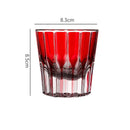 verre whisky cocktail 200 ml rayures verticales design