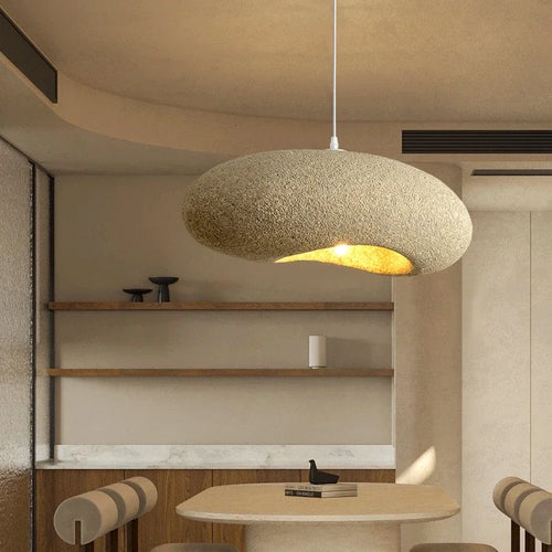 Nordic Minimalism Wabi-Sabi LED Chandelier Living Room Bedroom Modern Bar Decoration Lamp Dining Island Cafe Loft Pendant Lights - vue 5 sur 11