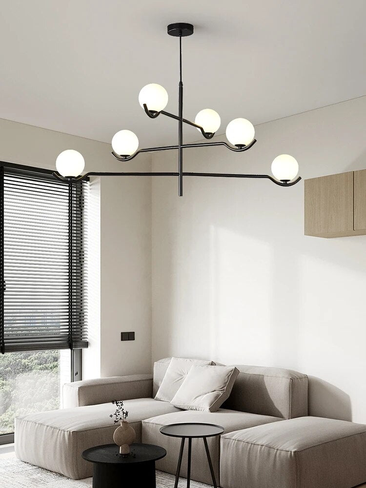 Lustre minimaliste pour salle à manger - vue 4 sur 8