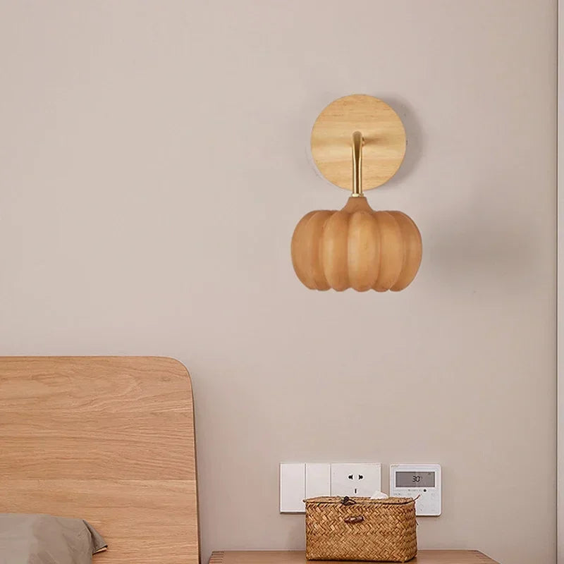 applique murale citrouille décorative pour Halloween et intérieur nordique - vue 4 sur 6