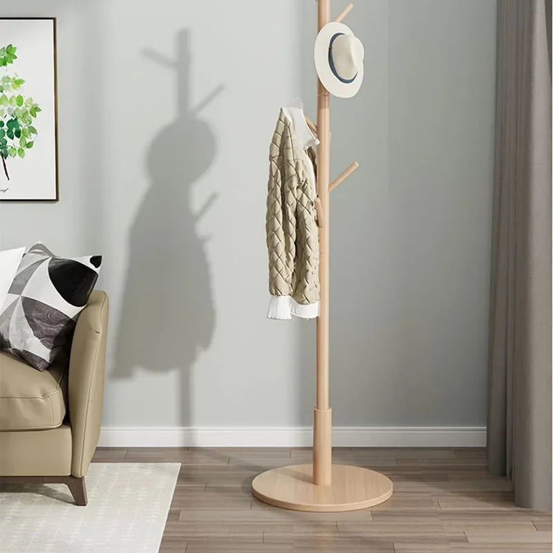 porte-manteau en bois pour chaussures et vêtements d'extérieur - vue 3 sur 15