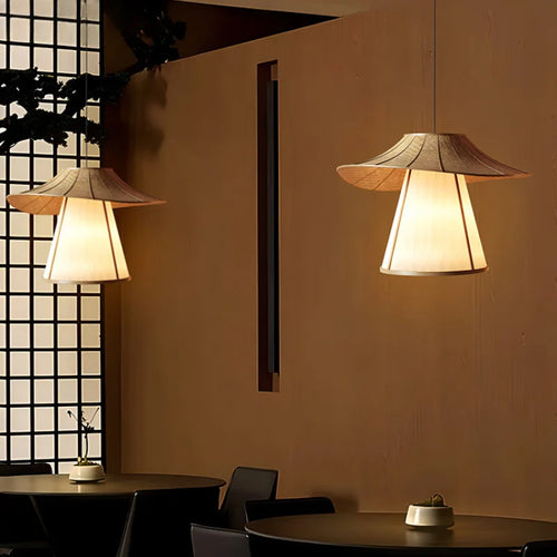 suspension en rotin tissé pour éclairage intérieur décoratif