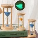 sablier en bois fait main horloge de sable créative décoration intérieure