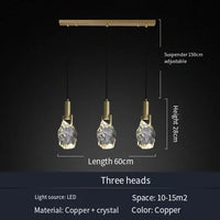 Suspension au Design nordique Ice