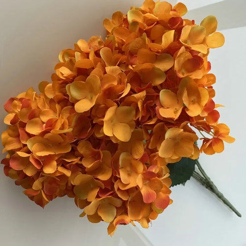 bouquet d'hortensias en soie pour décoration intérieure élégante - vue 9 sur 11