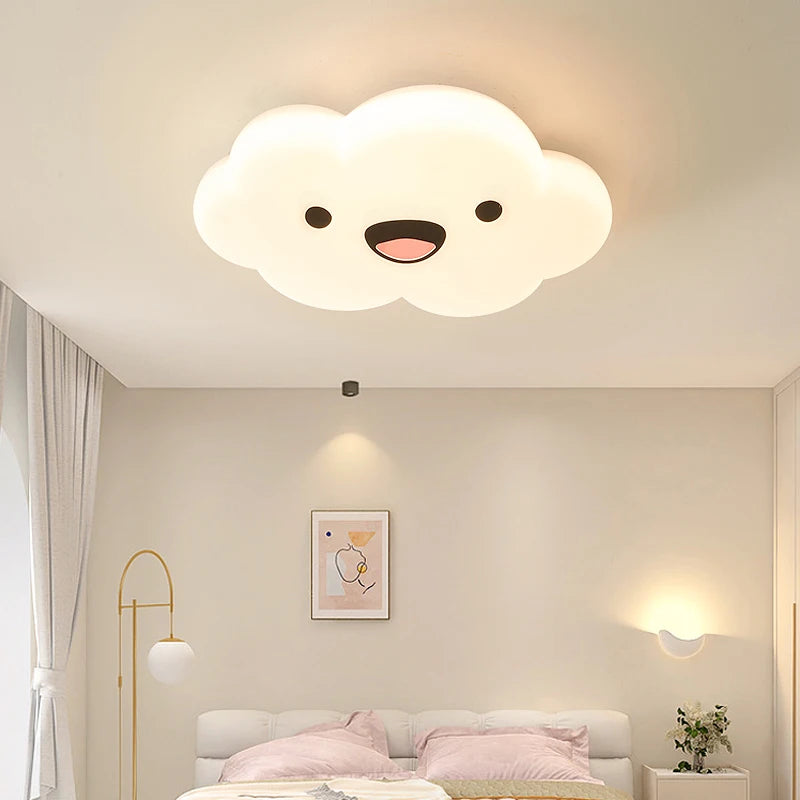 plafonnier moderne smiley visage pour éclairage intérieur - vue 3 sur 7