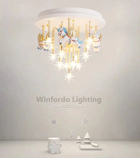 suspension lumineuse enfantine pour chambre à coucher amusante