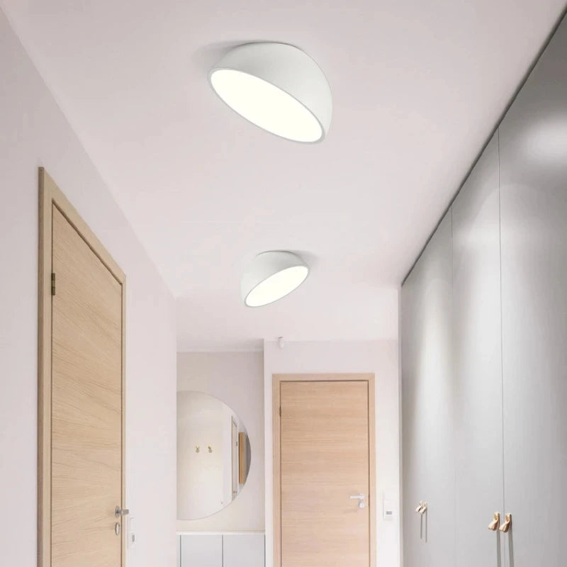 plafonnier Nordique moderne couloir escalier entrée Loft toit en pente lumières chambre étude éclairage mur télécommande LED