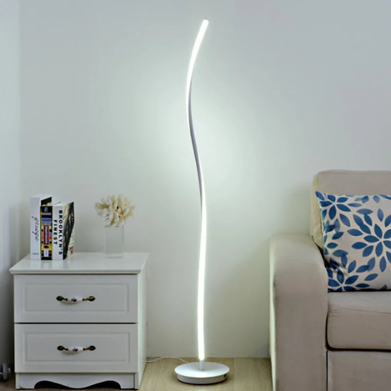 lampadaire led moderne nordique gel de silice simple