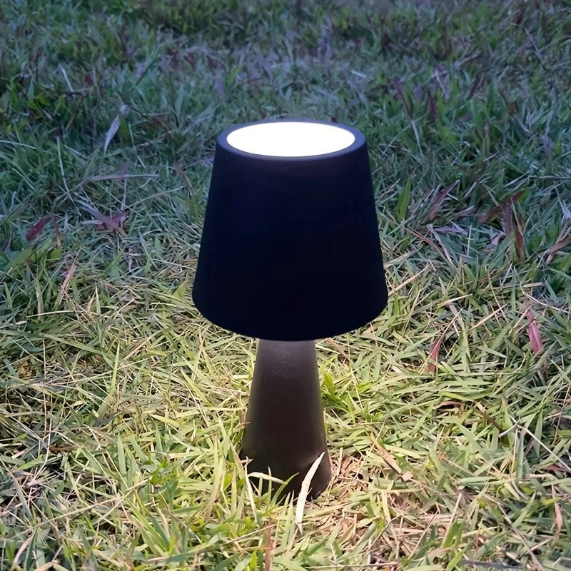 lampe de table rétro rechargeable minimaliste moderne et étanche - vue 4 sur 7