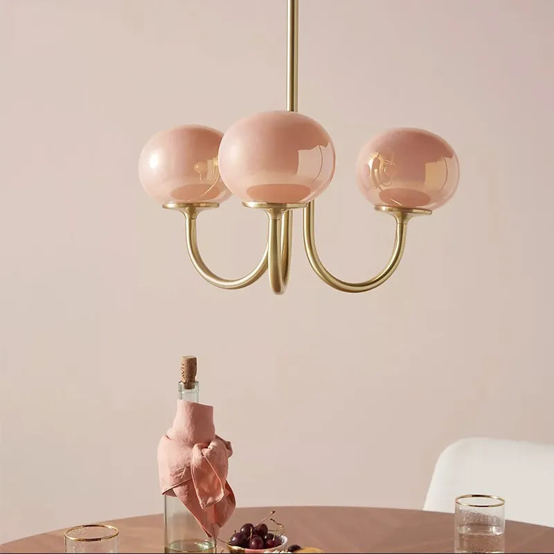 Lustre design doré nordique Simple
