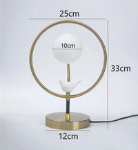 lampadaire décoratif nordique en verre design moderne avec ampoules incluses