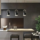 lustre en bois brut design nordique pour éclairage moderne