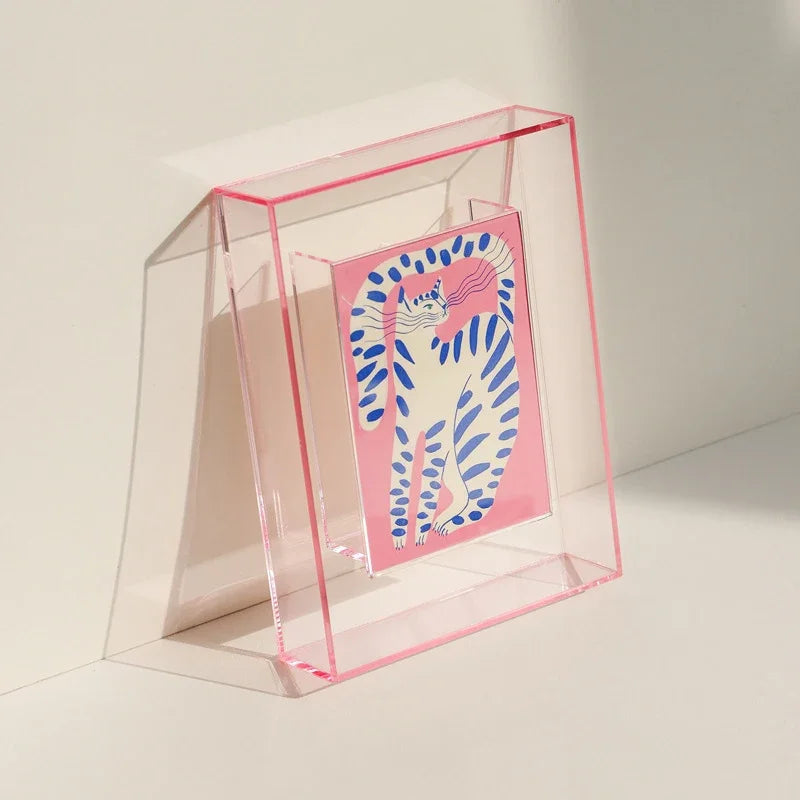 cadre photo acrylique transparent support décoration intérieure bureau - vue 11 sur 14