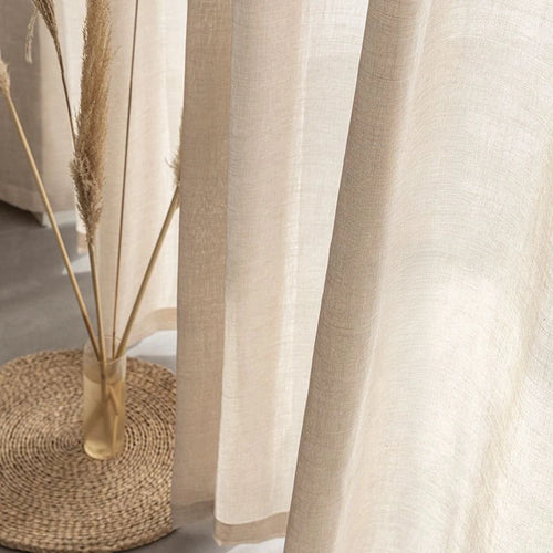 Rideau japonais plissé minimaliste pour salon chambre baie - vue 7 sur 11