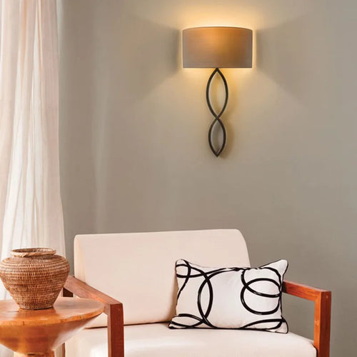 applique murale design en tissu éclairage moderne pour intérieur décoratif - vue 5 sur 9