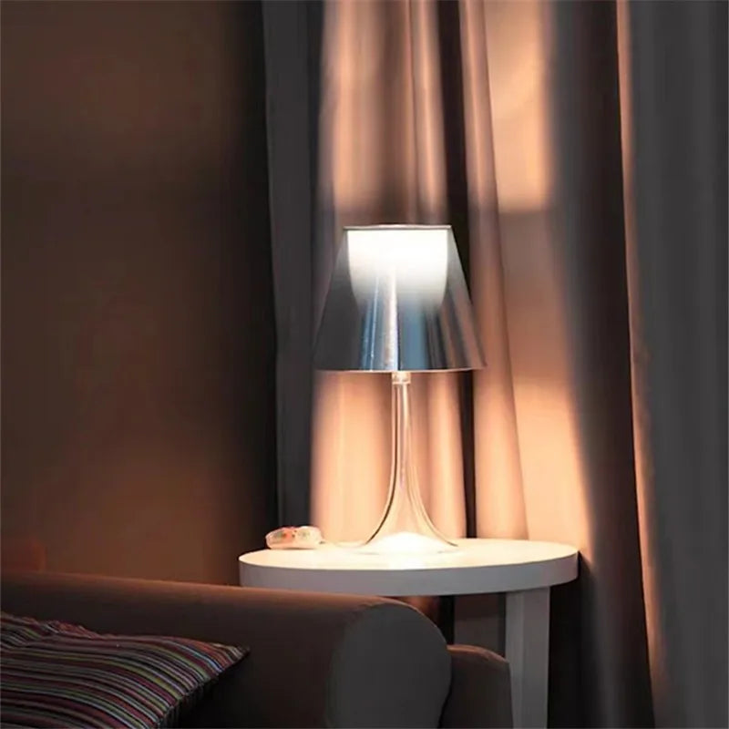 lampadaire ktribe avec étagère design italien veilleuse acrylique protection des yeux - vue 6 sur 13