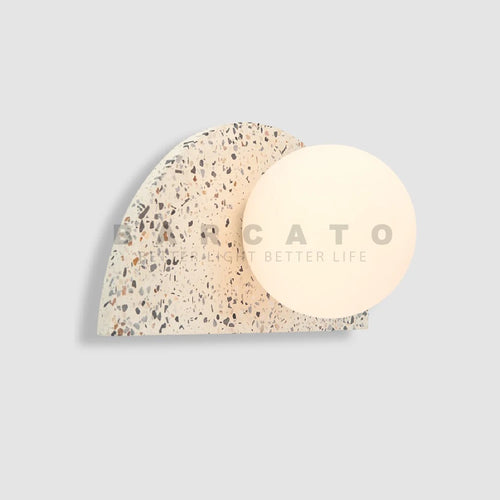 applique led terrazzo japonais rétro nordique homestay ciment